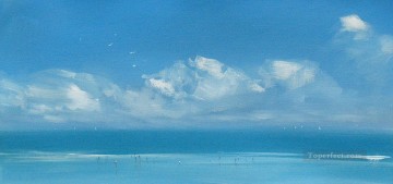 paisaje marino abstracto 032 Pinturas al óleo